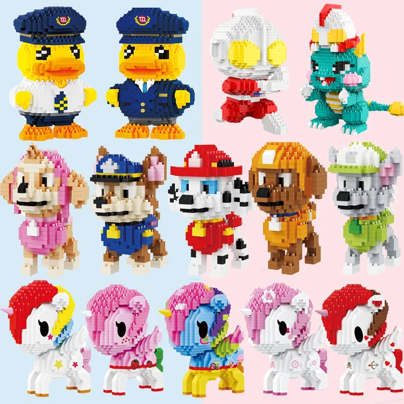Мультфильм Аниме кошка модель милых игрушек со стразами мини микро