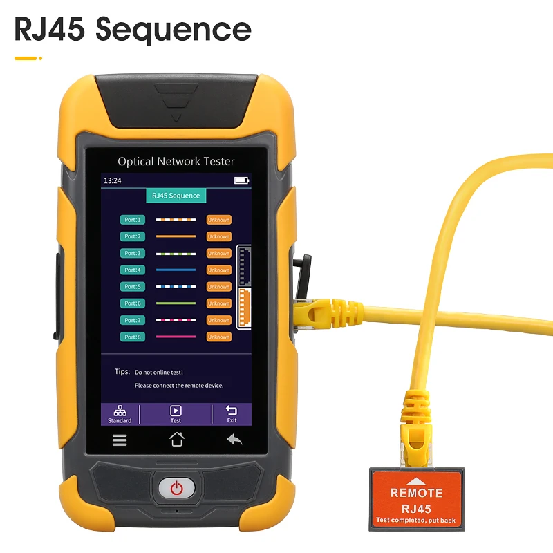 AUA8513U/A OTDR Optical Time-Domain Reflectometer Multifunction OPM OLS VFL RJ45 Cable Tester Fiber Network | Мобильные телефоны и