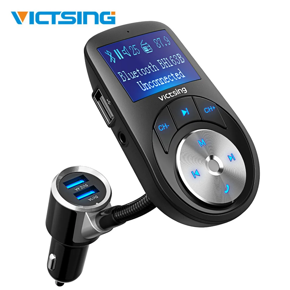 VicTsing TOP Bluetooth fm передатчик кристально чистый звук беспроводной адаптер