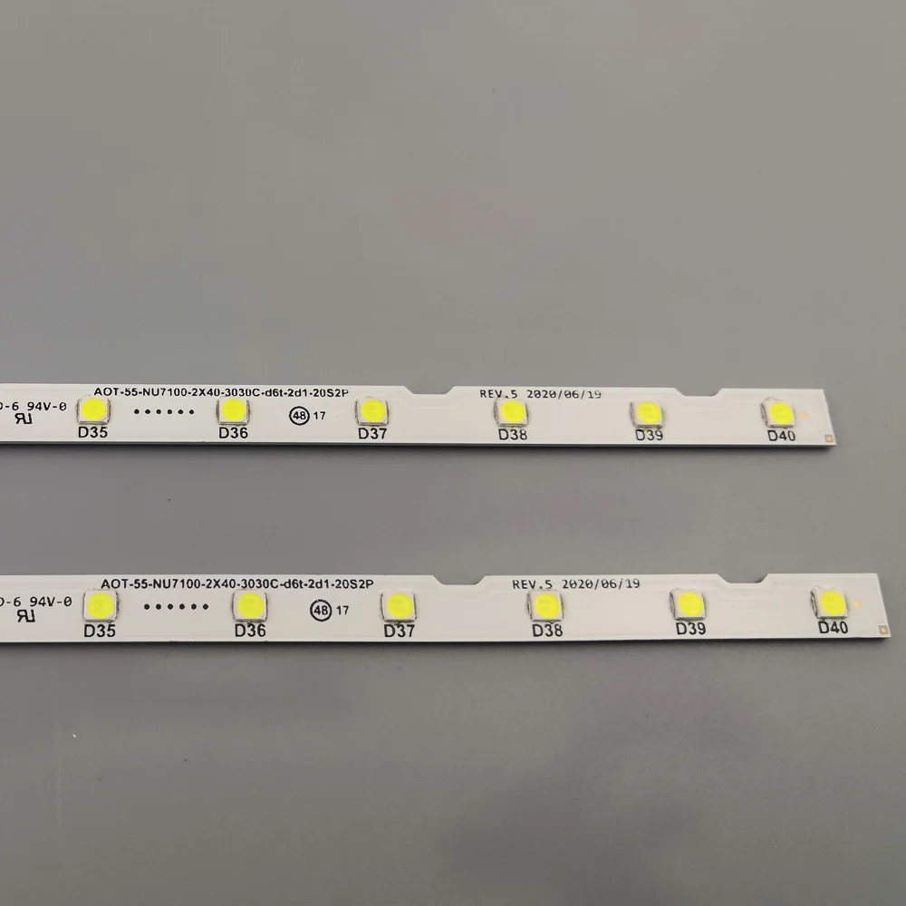 

LED Backlight strip for UE55NU7100 UE55NU7300 BN96-46033A 45913A BN61-15485A AOT_55_NU7300_NU7100 LM41-00566A 00613A tv Samsung