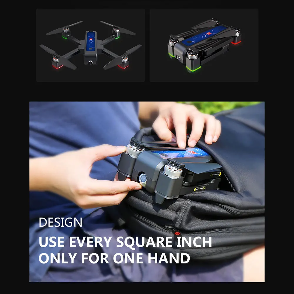 GPS Дрон с 5G Wifi FPV 2K HD камера бесщеточный двигатель Квадрокоптер 1 6 км 25 минут время