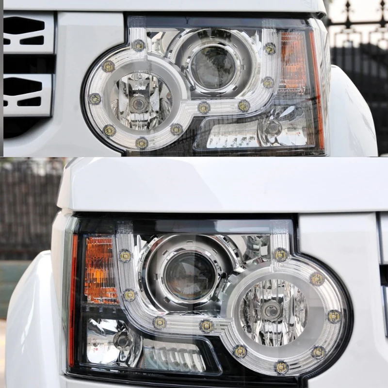 Для Land Rover discovery 4 2010 2013 абажур для объектива фары прозрачный корпус крышка лампы