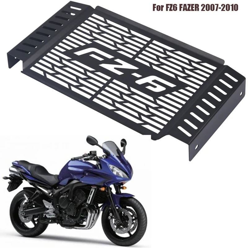 

Крышка решетки радиатора мотоцикла, Защита радиатора для Yamaha FZ6 FAZER 2007-2010