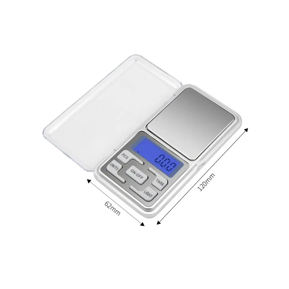 Мини цифровые весы 100/200/300/500g 0 01/0 1 г Высокая точность Подсветка Электрический