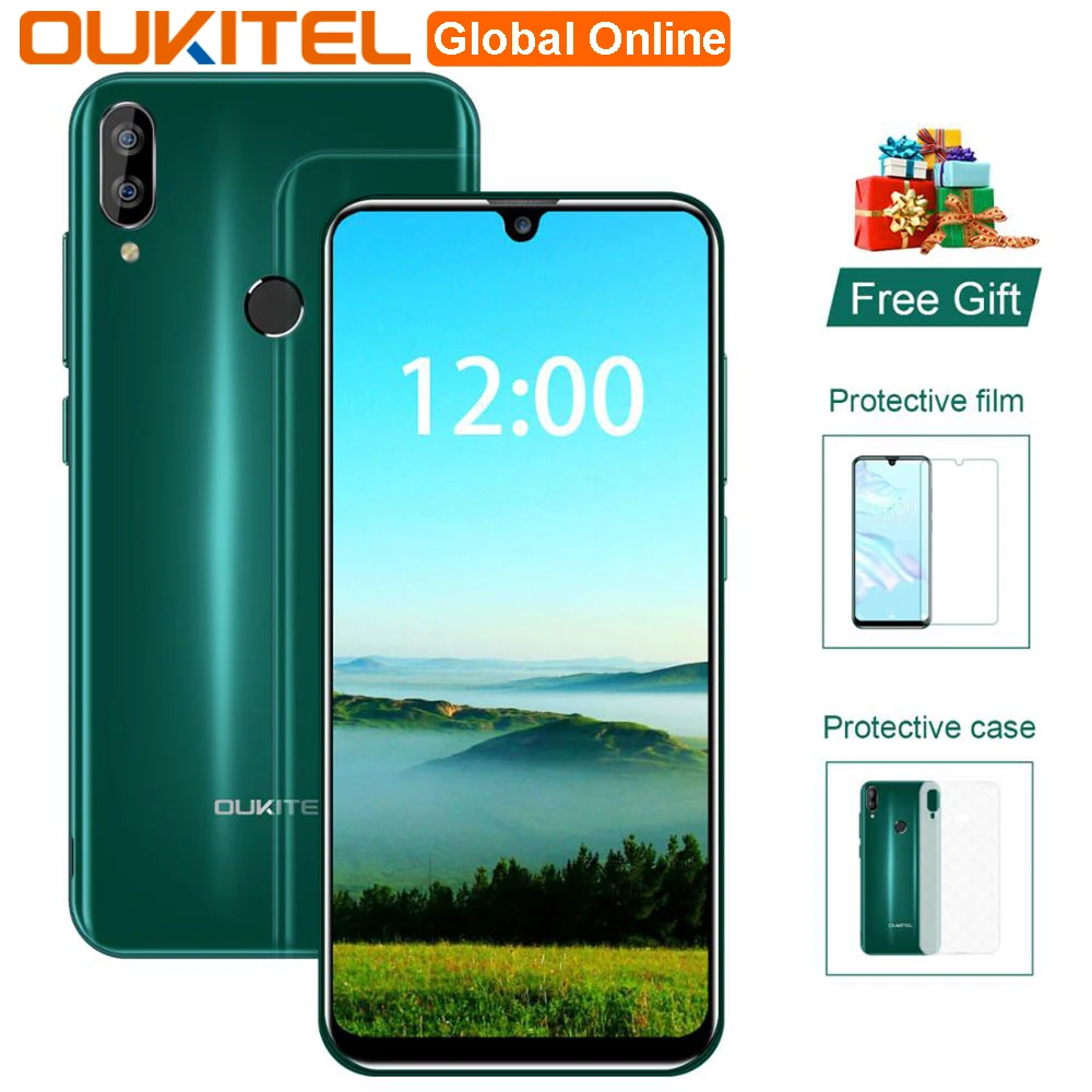 OUKITEL C16 смартфон 5 71 дюймов Android 9 0 4 ядра 2G Оперативная память 16G Встроенная в виде