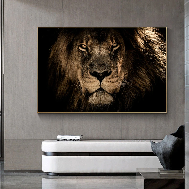 AFRICAN LION CANVAS