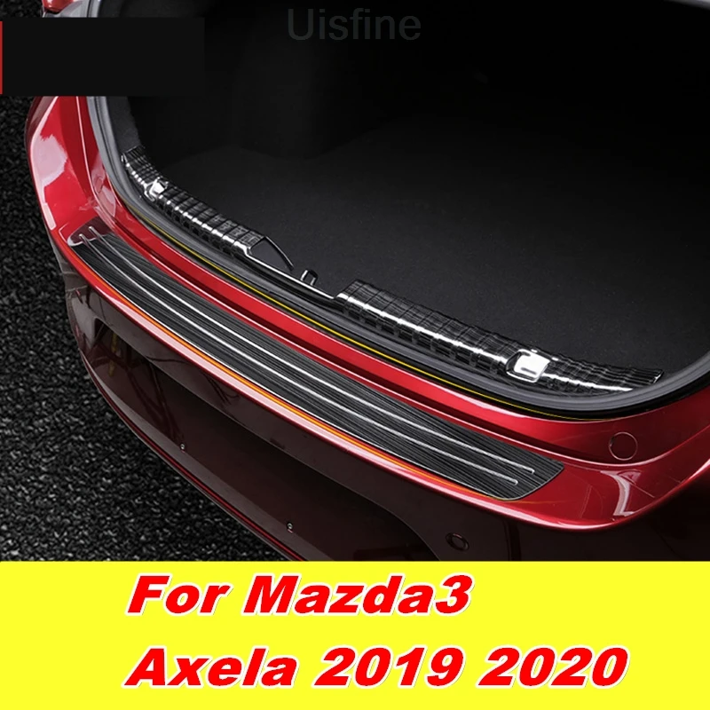 Для Mazda3 Mazda 3 Axela 2019 2020 Автомобильная накладка на задний бампер антиударные