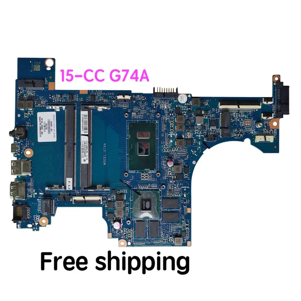 Подходит для HP 15-CC G74A материнская плата ноутбука DAG74AMB8D0 926281-001 L05951-001 100%