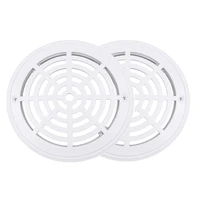 2 pcs 8 inch swimming pool main drain cover suitable for ground swimming pool accessories pool drain cover with screws