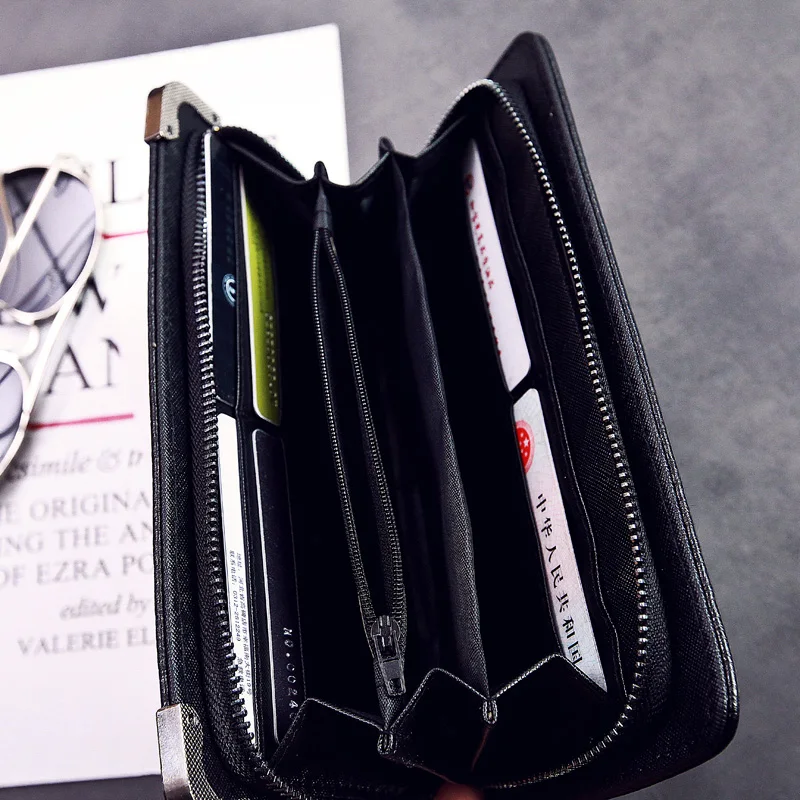 Женские кошельки модная женская барсетка с ремешком на руку сумки молнии кошелек