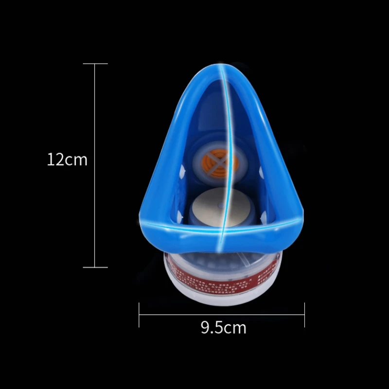Модная защитная маска респиратор противогаз химическая противопылевая с