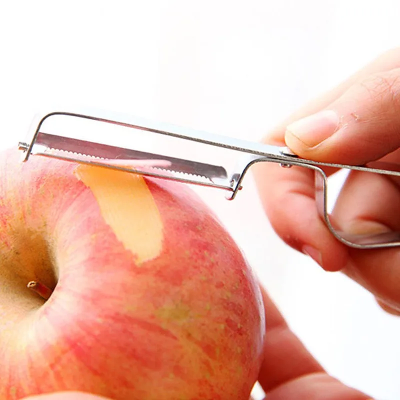 1 шт. Овощечистка из нержавеющей стали|Овощечистки и ножи для цедры| |