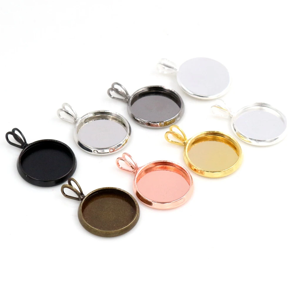 10 мм 12 Внутренний размер родиевое золото позолоченный латунный материал V стиль