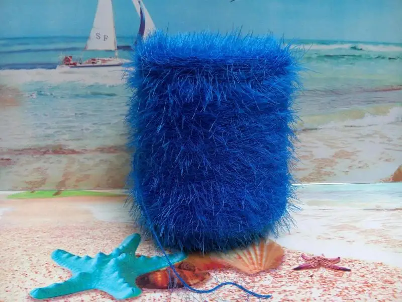 300 г хлопчатобумажная пряжа для вязания крючком ручная нитка из меха белки