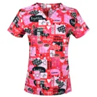 Скрабы для ухода за больными скрабами для женщин скрабы для медсестер скраб Uniformes Medicos Para Mujer красивые зубы