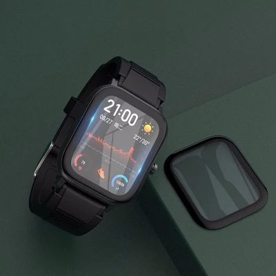 Ультратонкая защитная пленка из стекловолокна для Xiaomi Amazfit GTS|Смарт-аксессуары| |