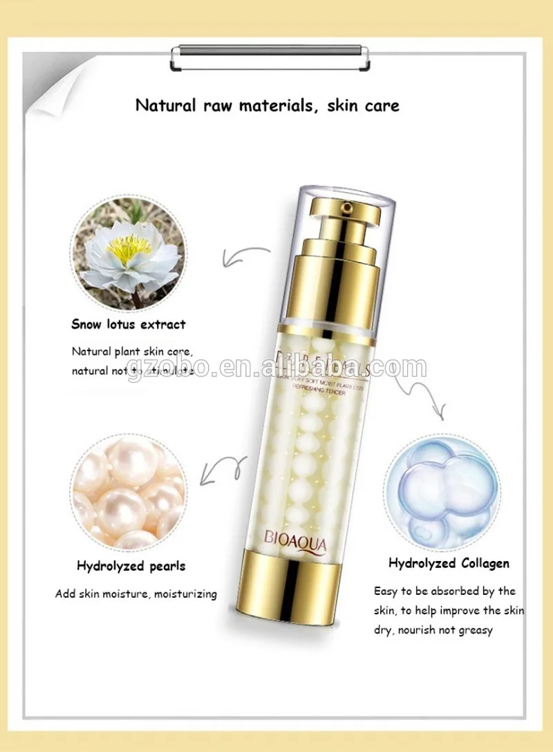 BIOAQUA чистое жемчужное отбеливание эссенция крем улучшает сухую кожу Увлажняющая