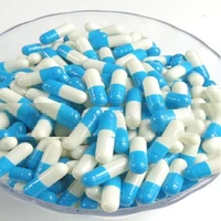 0 5000pcsseperated capsules blue white capsules size 0hard gelatin empty capsules size 0tattoo accessories