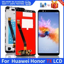 Original 5.93 For Huawei Honor 7X LCD Display Touch Screen Digitizer With Frame Replacement Mobile Phone Parts