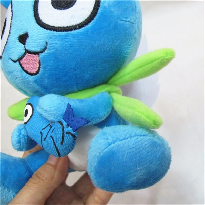 18 см/7 &quotАниме Сказочный хвост синий Счастливый Кот милая плюшевая игрушка
