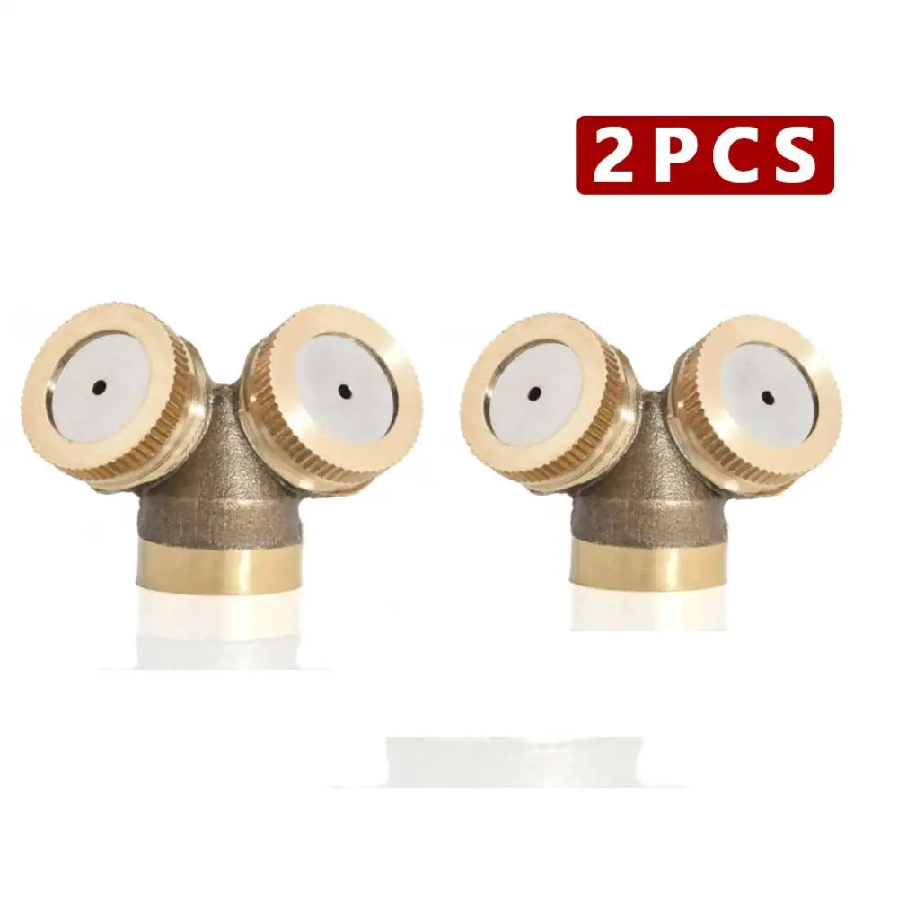 Brass Hose Connector Spray Misting Nozzle Garden Water Sprinkler Farm Irrigation Copper Agricultural | Дом и сад
