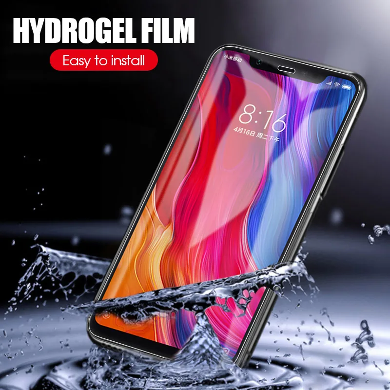 Гидрогелевая пленка 9D с полным покрытием для ZTE защитная Blade V8 V7 Lite V 8 7 не стекло |