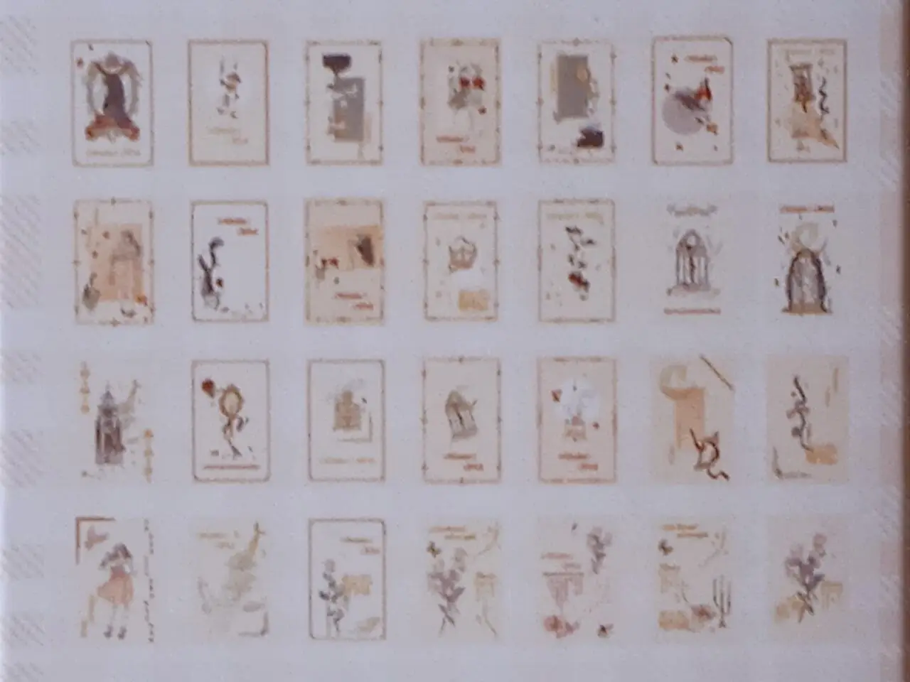 

52mmx80mm happy wish paper lomo card(1pack=28pieces)