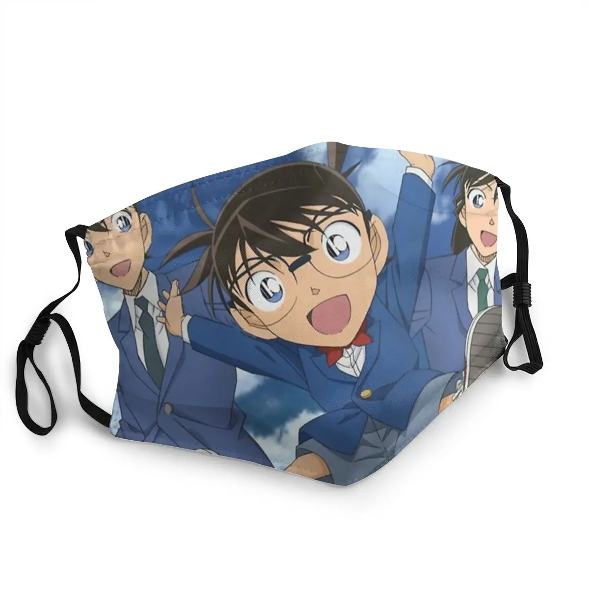 Многоразовая маска для лица Detective Conan аниме фильм манга японская Пылезащитная
