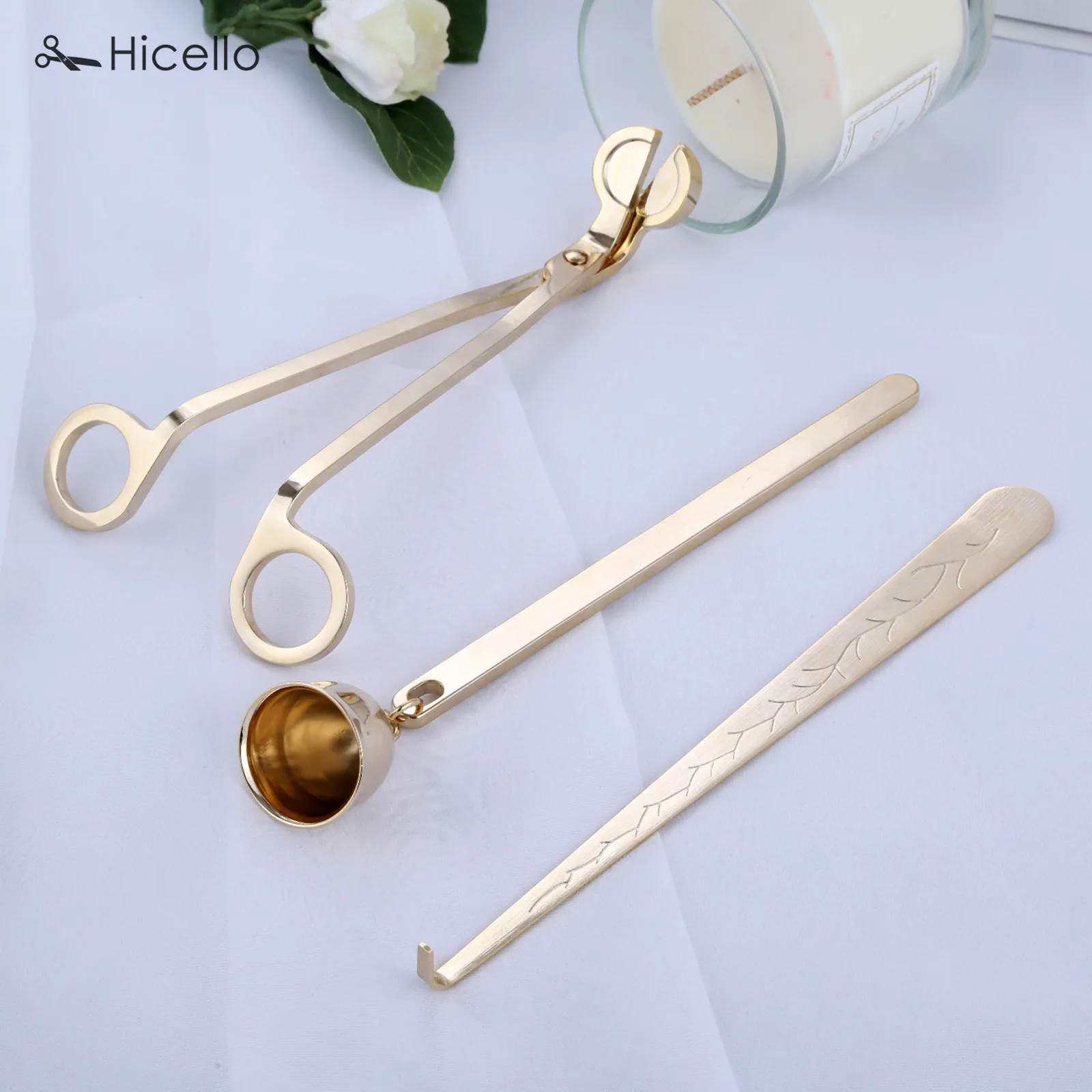 3 шт./компл. аксессуары для свечей триммер крючок ножницы из нержавеющей стали