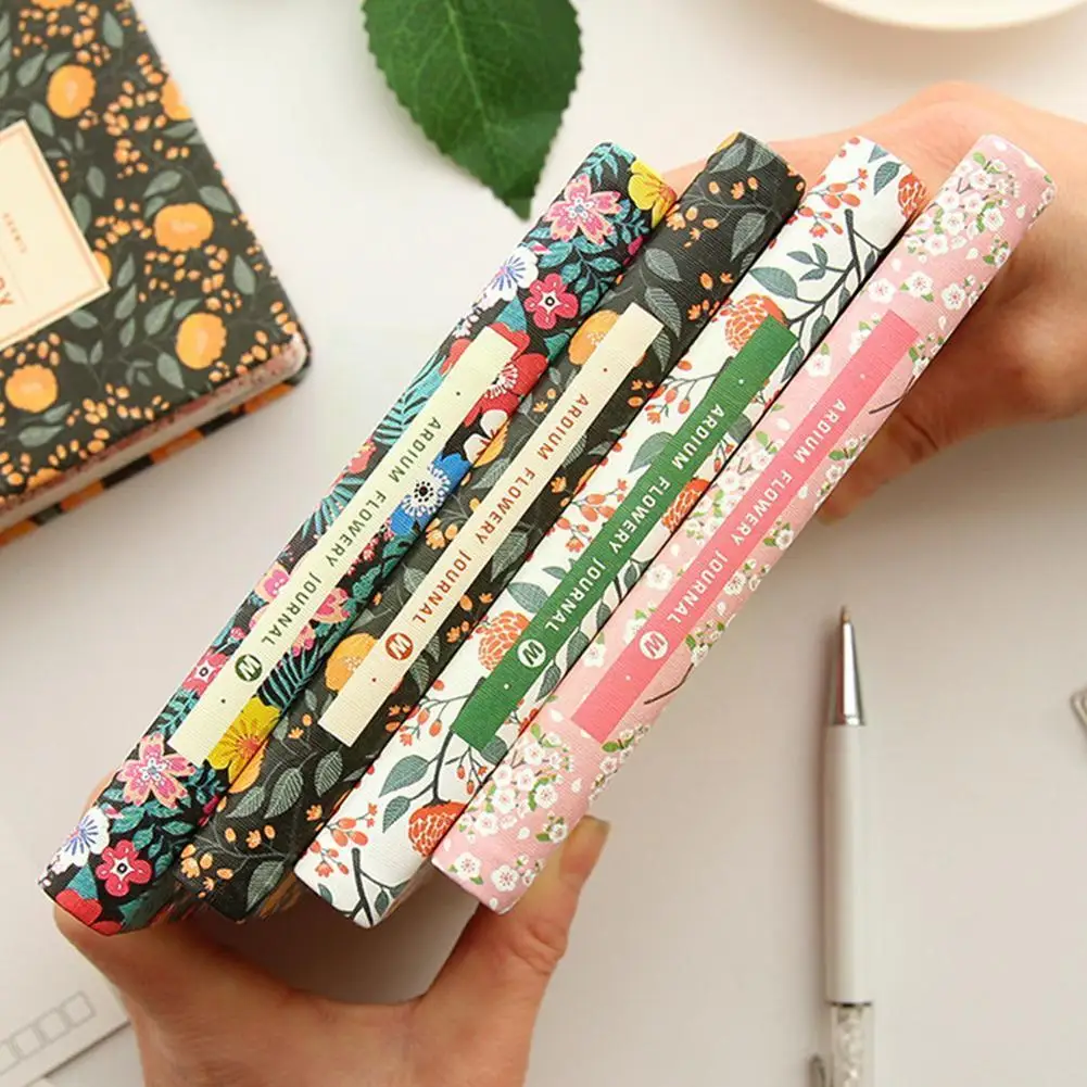 

Милый дневник с цветочным рисунком, дневник, еженедельные канцелярские принадлежности, кавайный планировщик, офисные и школьные принадлеж...