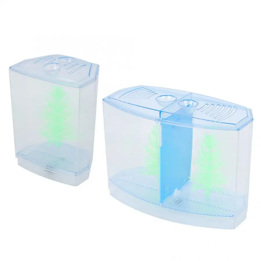 Мини аквариум Betta Box прозрачный Arcylic ящик для разведения рыбы двухслойный