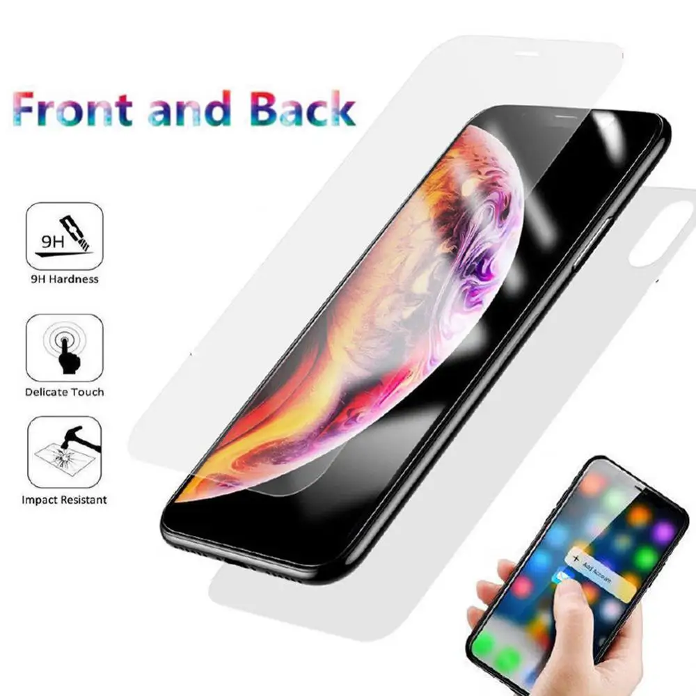Антибликовое закаленное стекло HD для iPhone 7 8 Plus X XR XS Max | Электроника