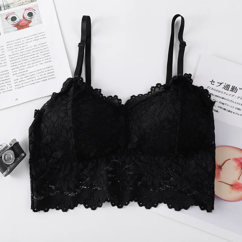 Женский кружевной бюстгальтер с чашками пуш-ап без косточек | Женская одежда