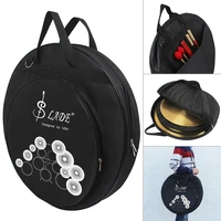 three pockets cymbal drumsticks storage bag protable gig shoulder bag for 8 20 inch cymbal and drum sticks