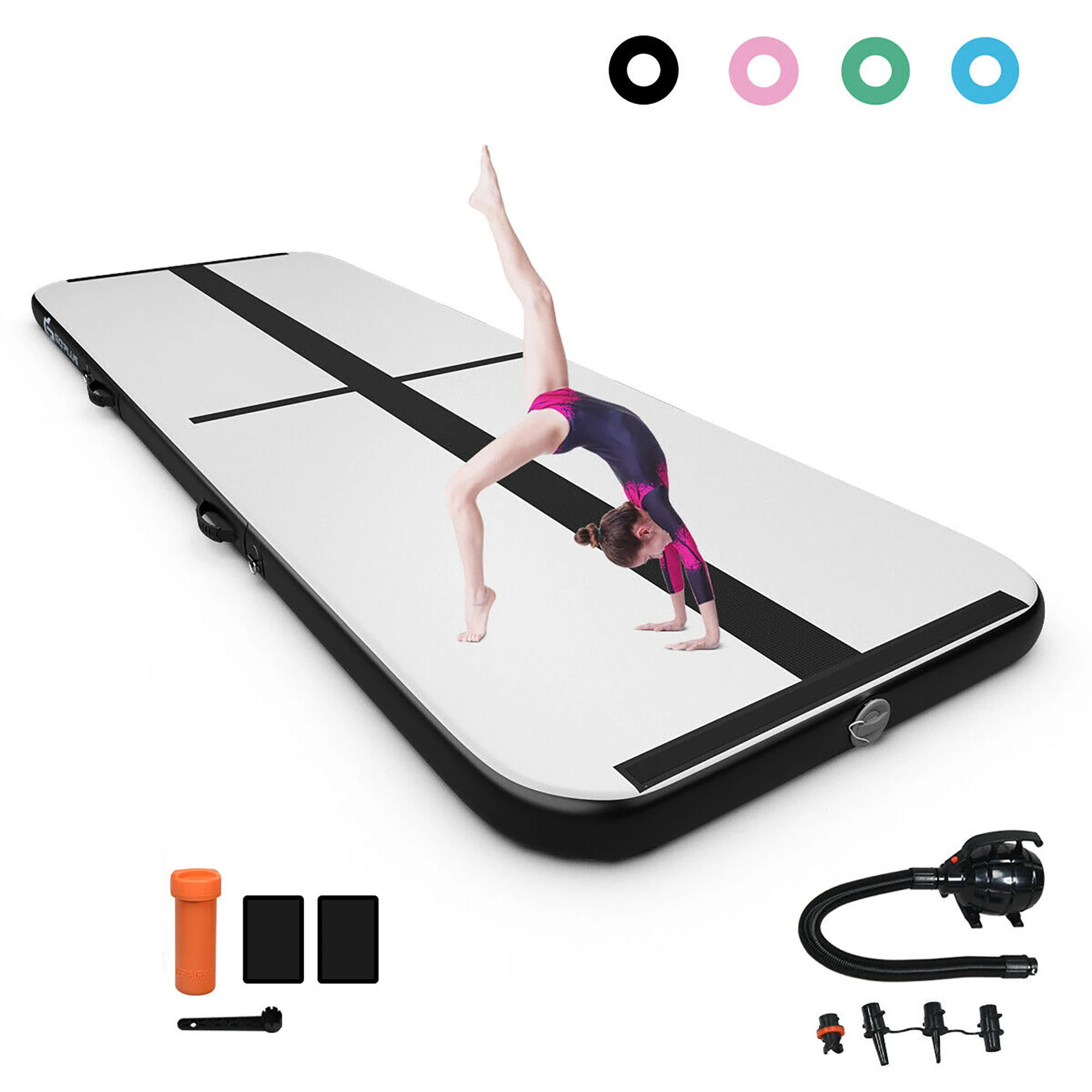 8 м * 2 20 см воздушный трек гимнастический батут для прыжков надувной гигантский