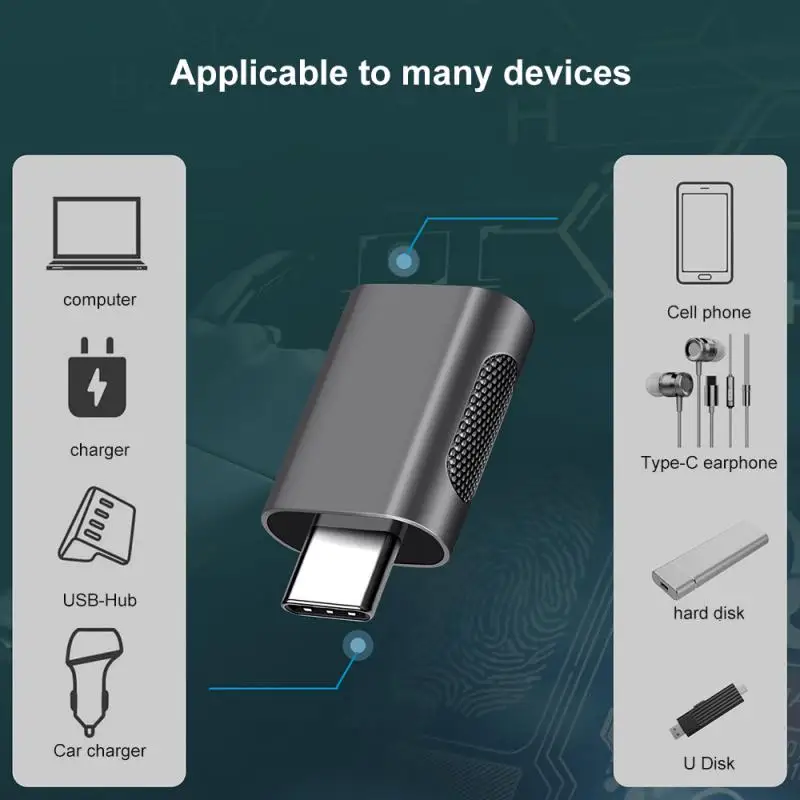 Адаптер Type-C на USB 3 0 Женский 2 C | Мобильные телефоны и аксессуары