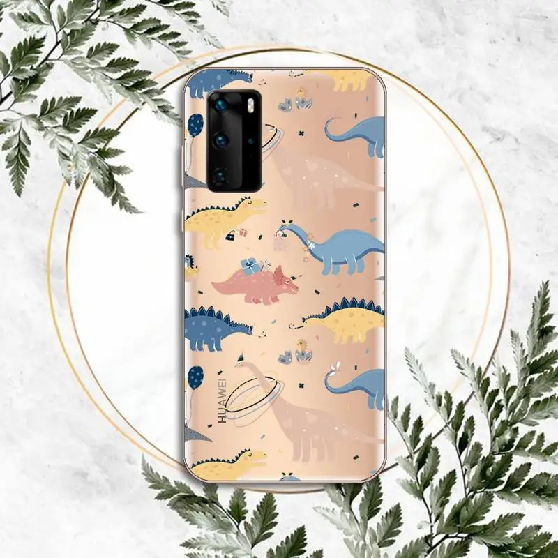 

Cartoons tortoise Phone Case Transparent for Huawei P honor 8 10i 20 30 40 smart 2019