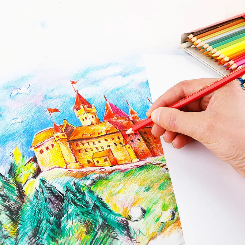 Faber Castell 36/48/72 Набор цветных карандашей профессиональная живопись искусственный