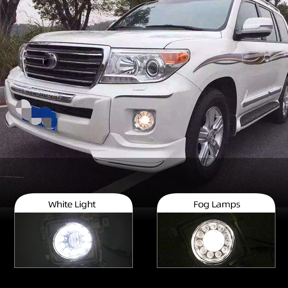 Автомобильная проблесковая для Toyota Land Cruiser FJ200 LC200 2012 2013 2014 2015 дневного света