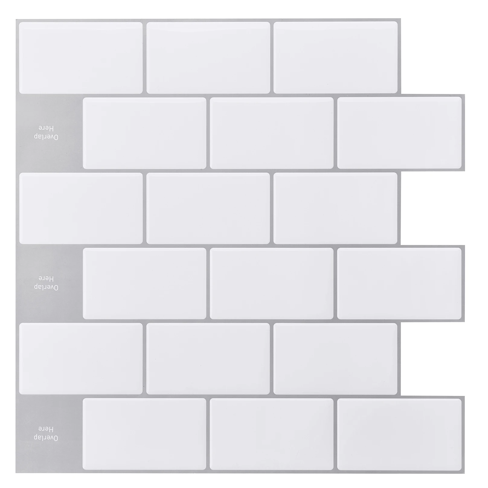 Cocotik 12 &quotx 12&quot антиформовочная мозаичная пилинг и палка 3D настенная плитка для
