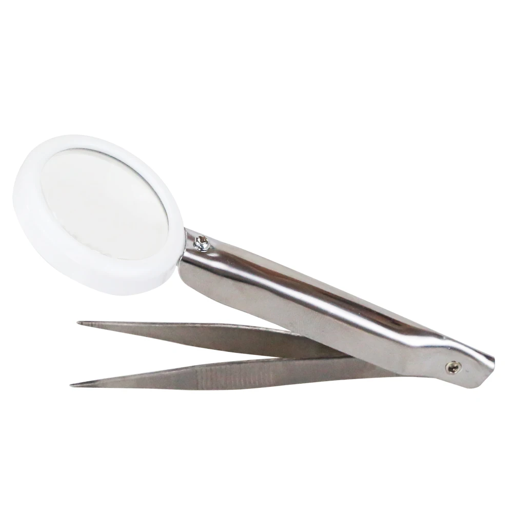 

Hobbyworker Jewellery Making Tools Glass Magnifier With Tweezers