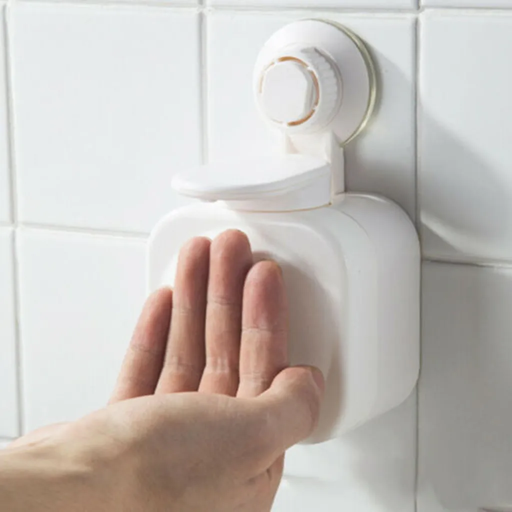 Suction Cup Liquid Shampoo Dispenser ABS Durable Simple Bathroom Kitchen Office School Hospital and Hotel No trace 20Dev25 | Дом и сад