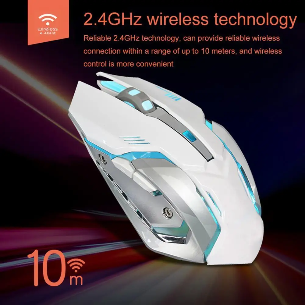 

PC Mouse Lightweight 2.4GHz Wireless 2.4GHz Computer Mouse for Travel Cursor Mouse Gaming Mouse