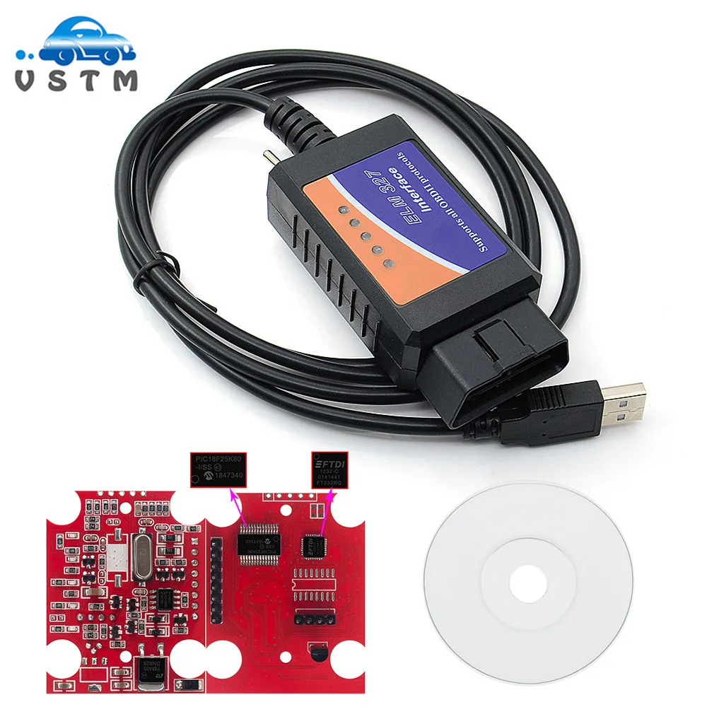 Новейший сканер ELM327 V1.5 Bluetooth Автомобильный OBD2 диагностический инструмент USB