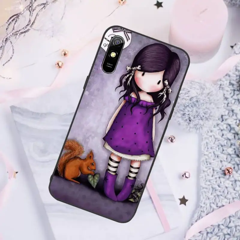 

Cartoon Lovely Santoro Gorjuss Phone Case For Xiaomi Redmi note 7 8 9 pro 8T 9A 9S Mi Note 10 Lite pro