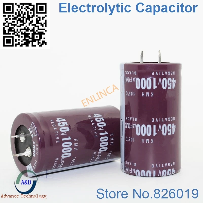 5 шт./лот 450 в 1000 мкФ радиальные Алюминиевые Электролитические Конденсаторы DIP