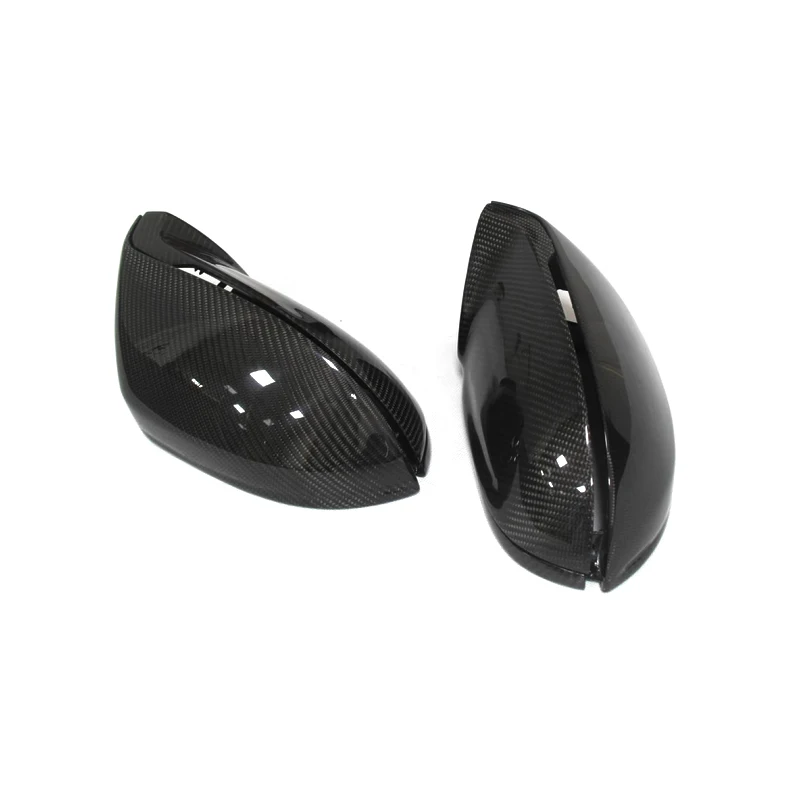 

Carbon Fiber Car Mirror Cover Four Piece Set Without Lane Assist 2011+ For Audi A7 S7