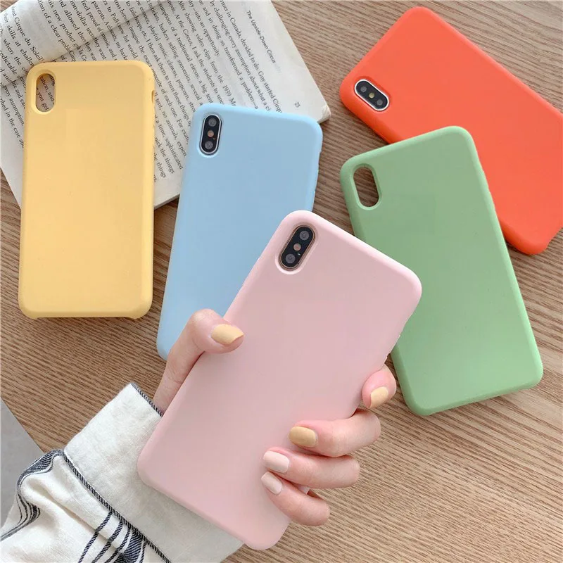 Чехол для Apple iPhone 11 Pro Max 6 S 7 8 Plus X XS MAX XR милый мягкий силиконовый ударопрочный чехол