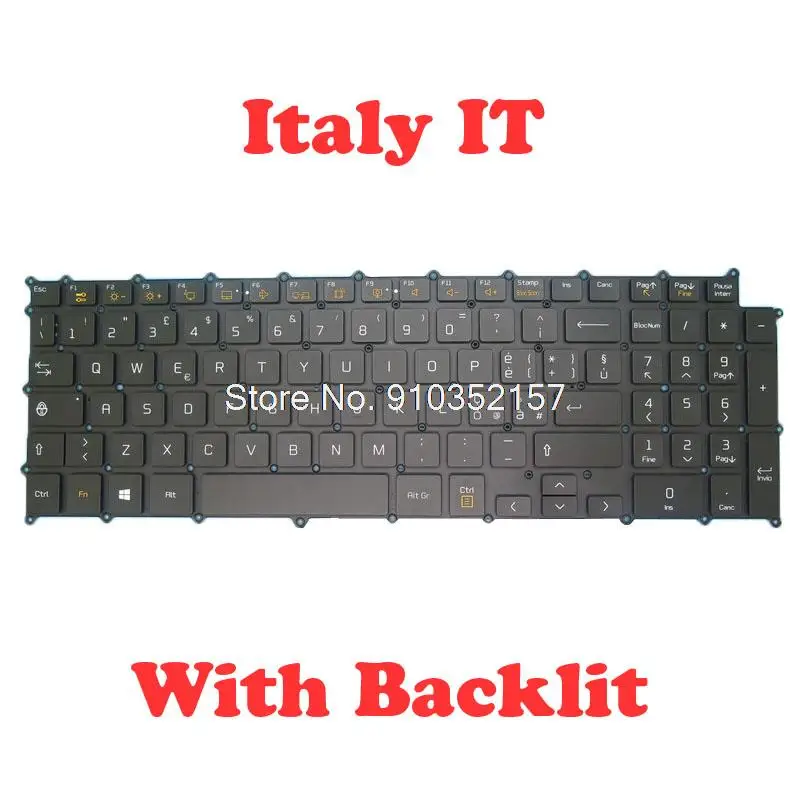 17Z90N клавиатура с подсветкой для LG gram 17 SG-A9760-2IA SN3890BU AEW74109816 Италия фонарь AEW74109817