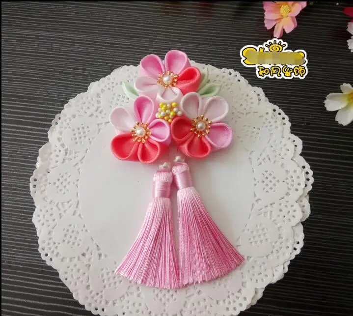 Аксессуары для косплея головной убор ручной работы японское кимоно заколка с